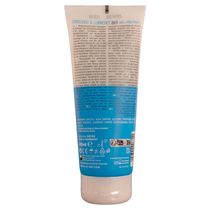 Hot - Massage &amp; Glide Gel 2in1 Silky Touch 200 ML