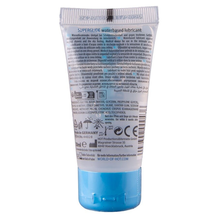 Hot - Superglide Liquid Pleasure Waterbased Lubricant 30 ML