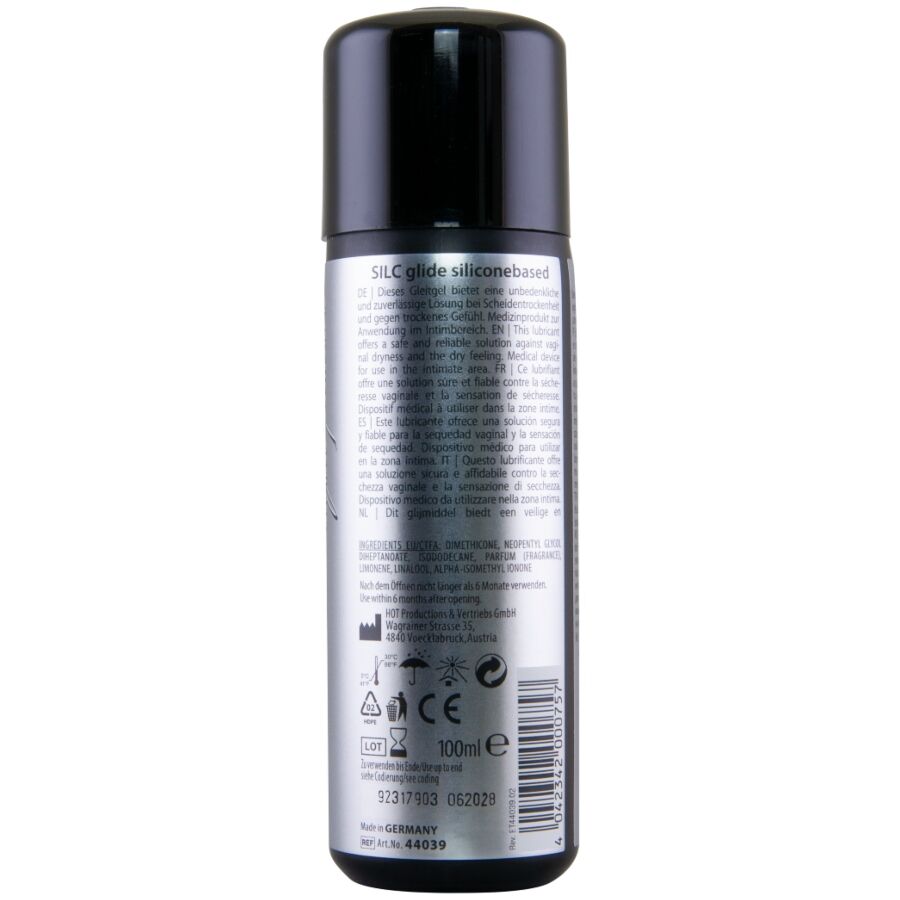 Hot - Silc Glide Siliconebased Lubricant 100 ML