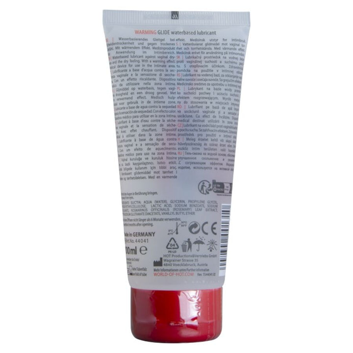 Hot - Warming Glide Liquid Pleasure Waterbased Lubricant 100