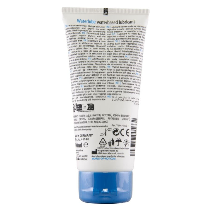 Hot - Water Lube Waterbased Springwater 100 ML