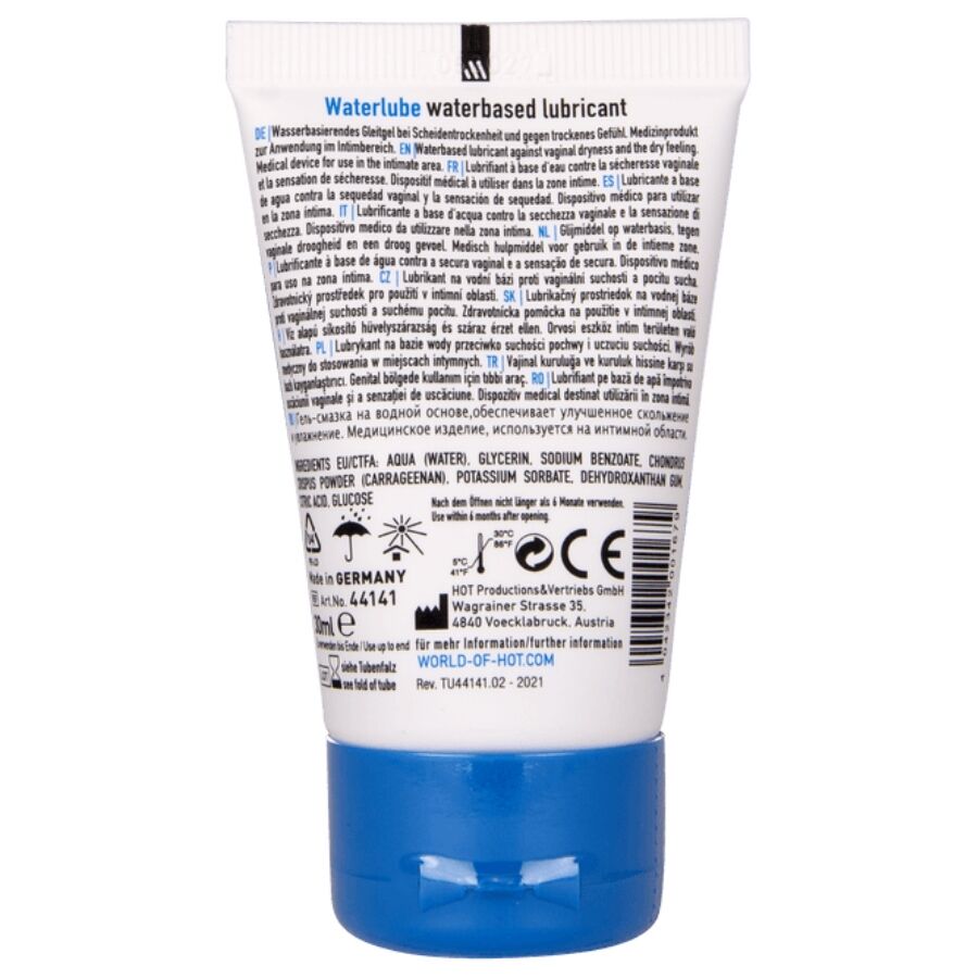 Hot - Water Lube Waterbased Springwater 30 ML