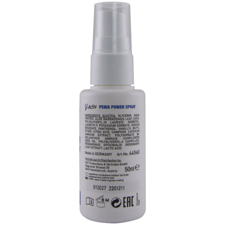 HOT - V-ACTIV PENIS POWER SPRAY FOR MEN 50 ML