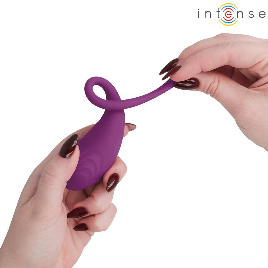 INTENSE - OLIVIA PURPLE VIBRATING EGG WITH REMOTE CONTROL