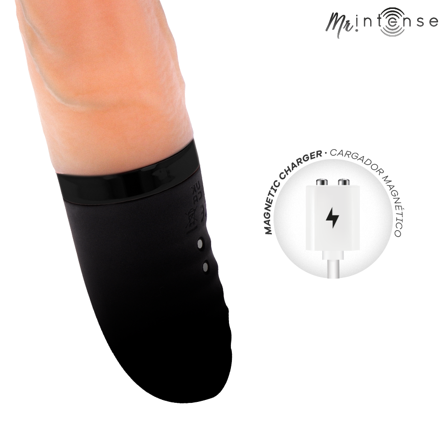 MR INTENSE - JEAN UP&amp;DOWN VIBRATOR SILICONE WITH HEAT EFFECT 24 CM -Ø- 3.8 CM