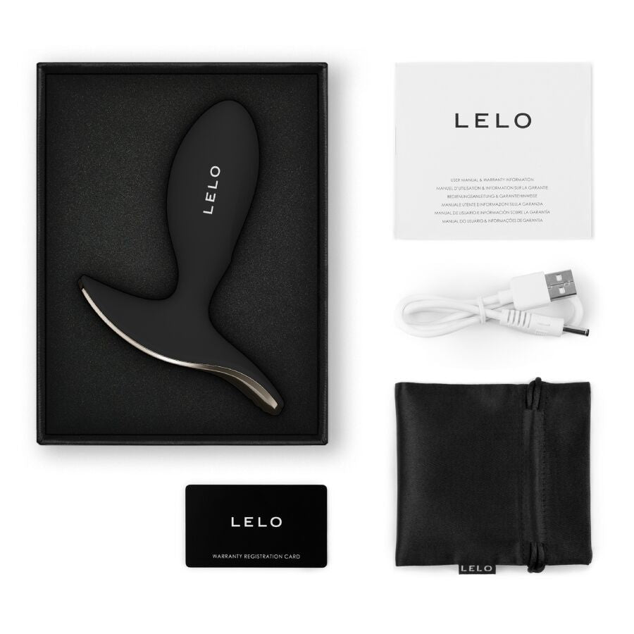 LELO Surfer 2 Unisex Anal Vibrating Plug — Black silicone