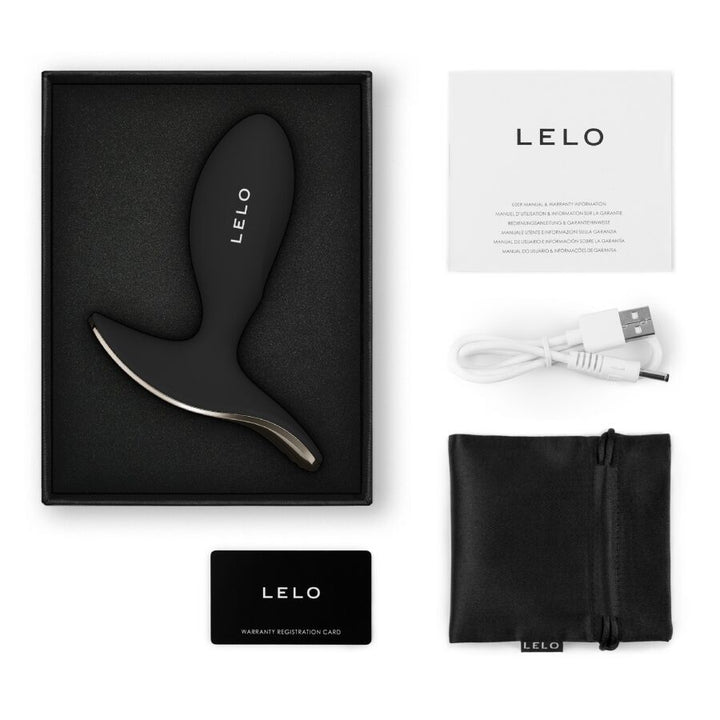 LELO Surfer 2 Unisex Anal Vibrating Plug — Black silicone
