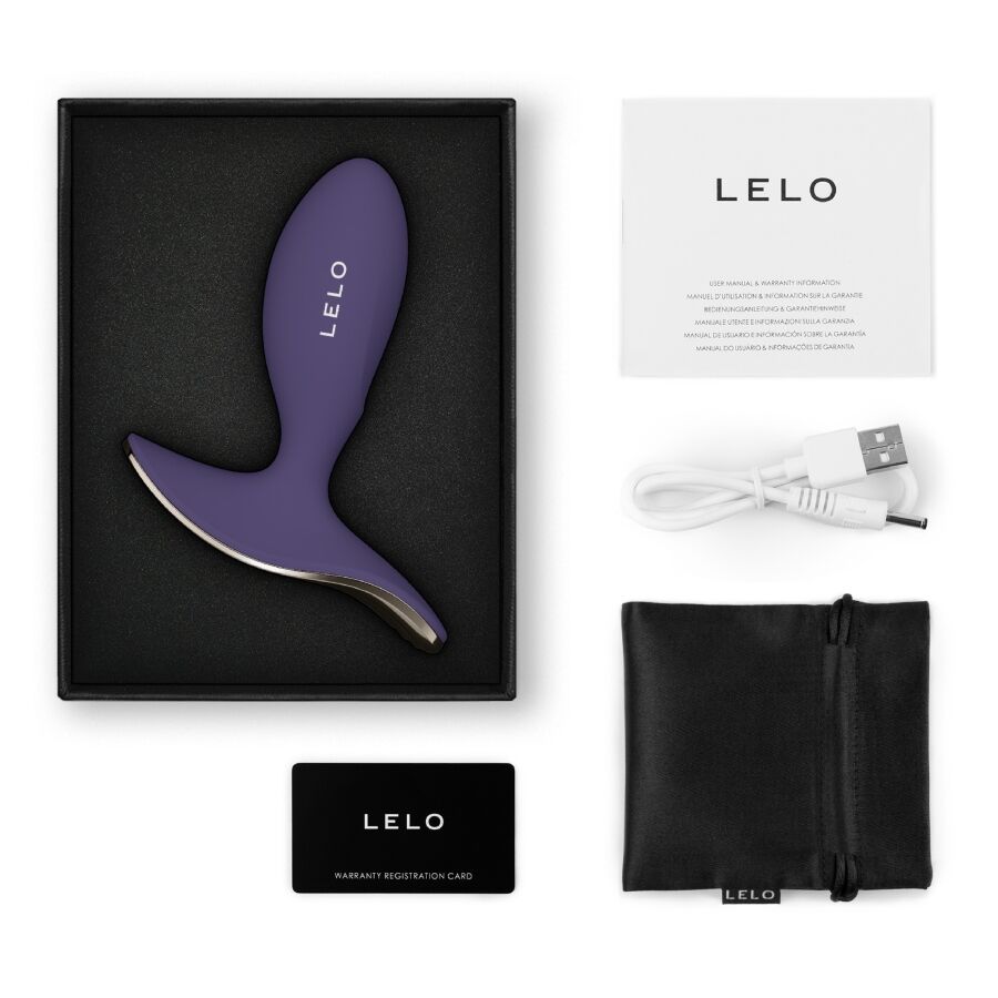 LELO Surfer 2 Unisex Anal Vibrating Plug — Purple silicone
