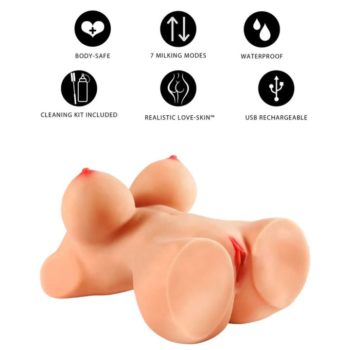 HIDDEN DESIRE - HORNY MILKING BITCH FEMALE MASTURBATOR TORSO 10 KG