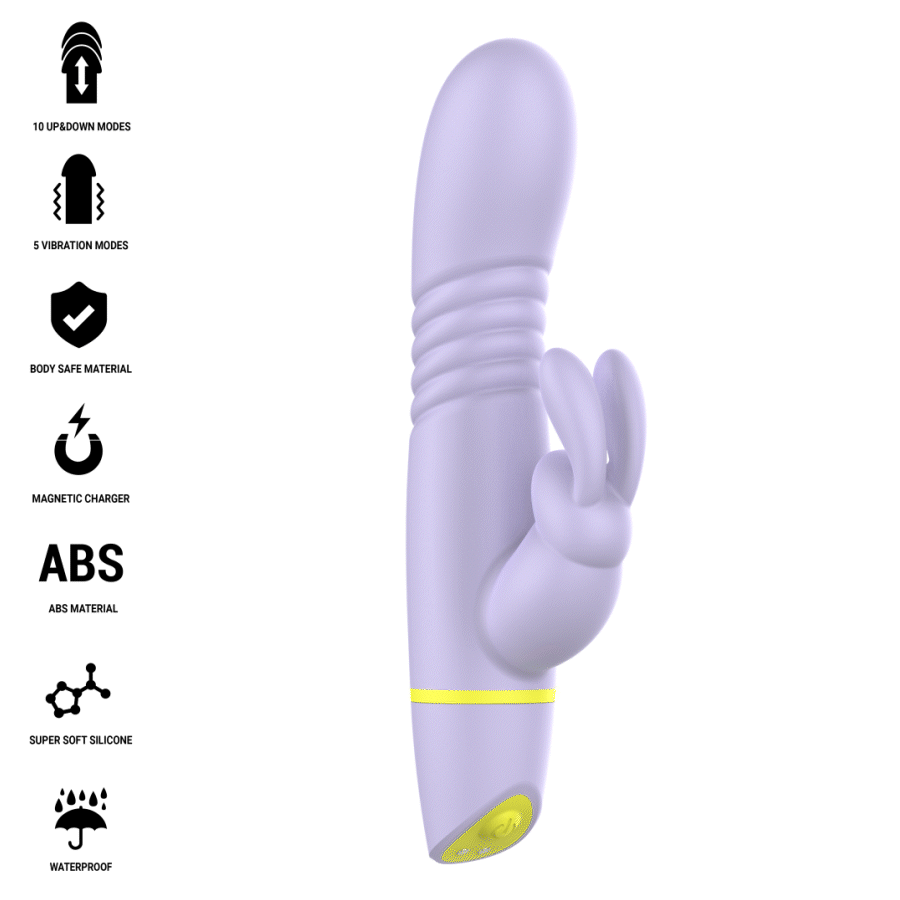 INTENSE - HELEN RABBIT STIMULATOR &amp; THRUSTING VIBRATOR