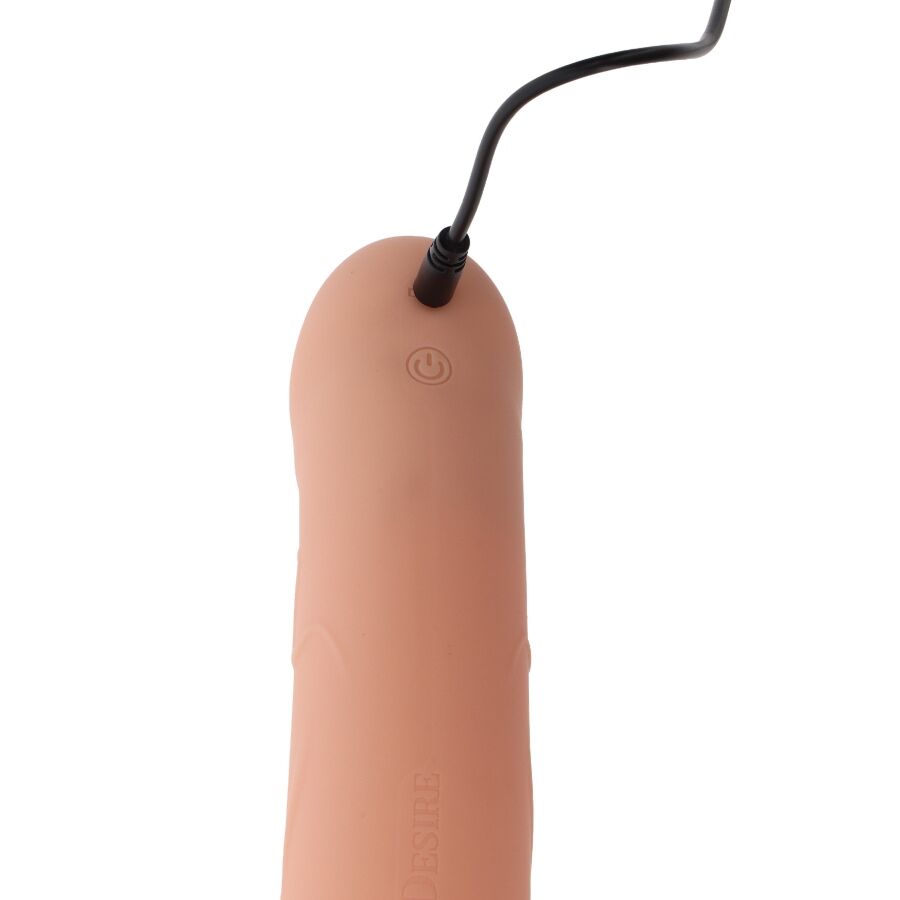 HIDDEN DESIRE - INFERNO VIBRATING PENIS SLEEVE STRAP-ON 18 CM