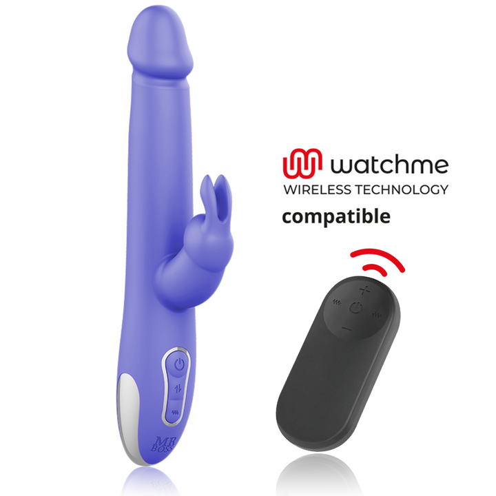 MR BOSS - ARTURO VIBRATOR &amp; ROTATOR + WATCHME REMOTE CONTROL