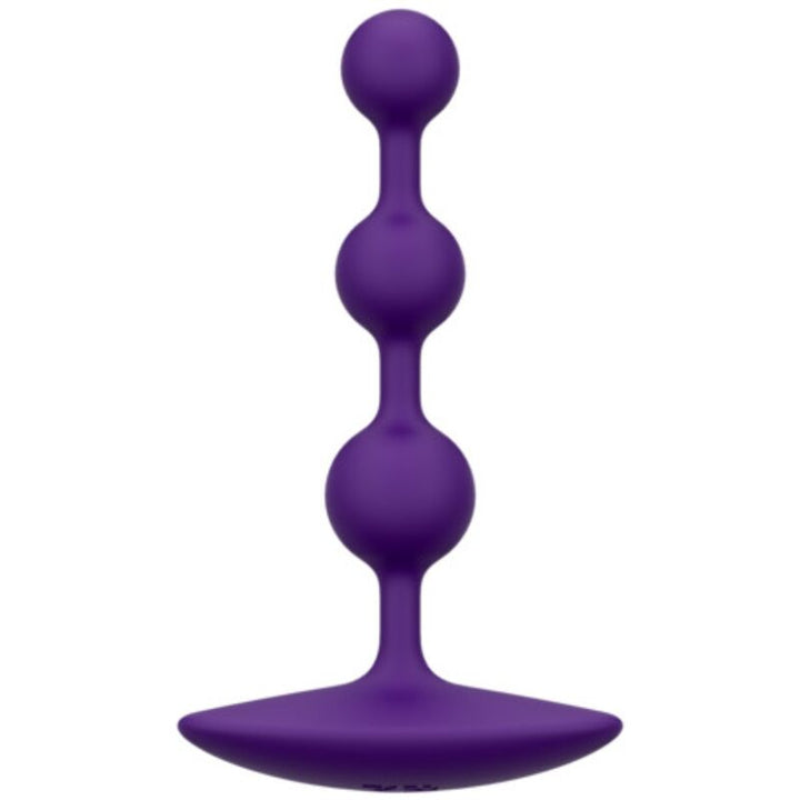 ROMP - AMP PURPLE FLEXIBLE SILICONE ANAL BEADS 12.5 CM PURPLE