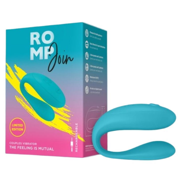 ROMP - JOIN TURQUOISE COUPLES VIBRATOR