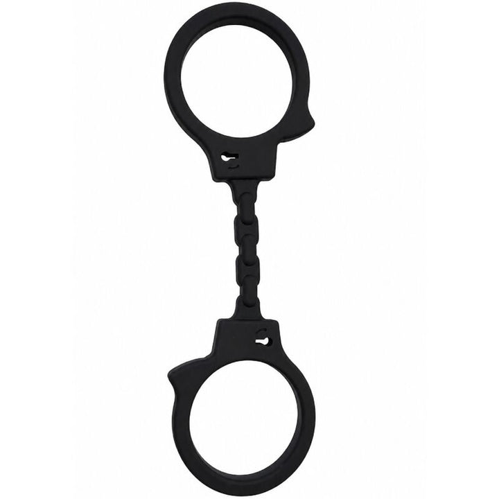 DIABLO PICANTE - SILICONE HANDCUFFS BLACK