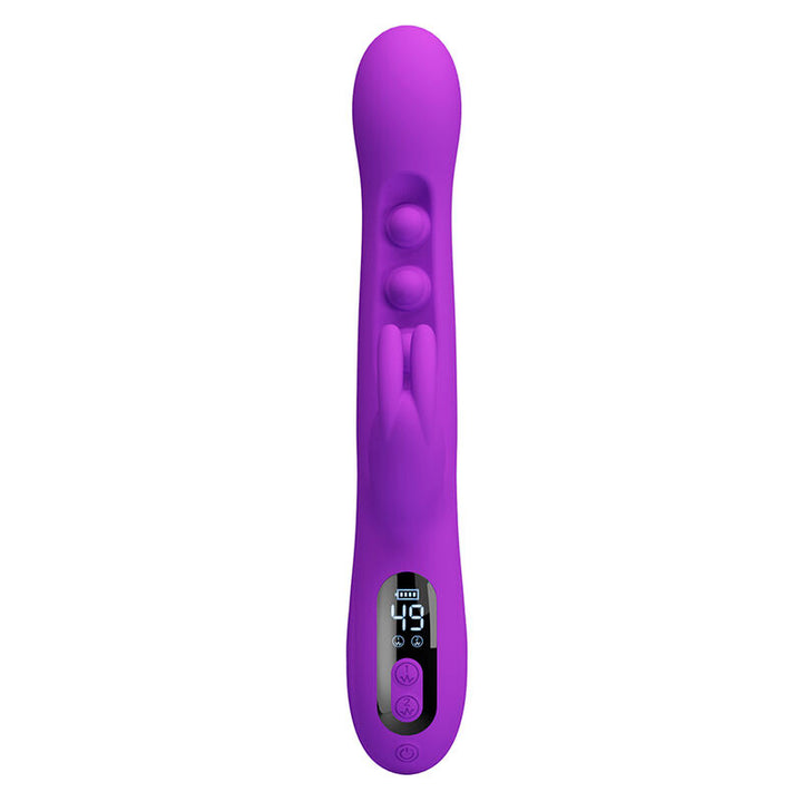 PRETTY LOVE - SABIEN RABBIT VIBRATOR WITH TAPPING STIMULATION AND PURPLE LED