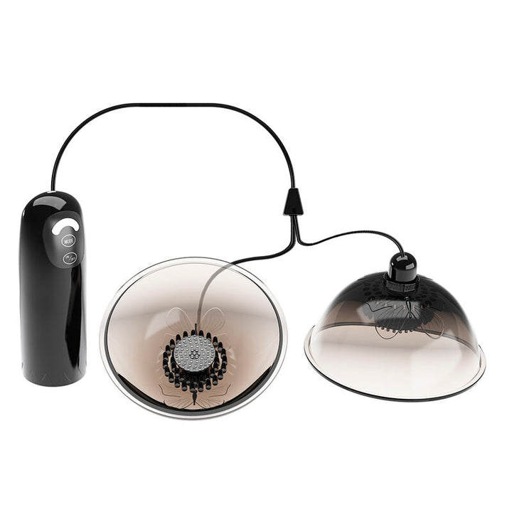 PRETTY LOVE - ROTATING NIPPLE SUCTION STIMULATOR BLACK