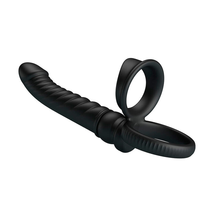 PRETTY LOVE - MERRITT ANAL VIBRATOR WITH RING AND VIBRATION BLACK