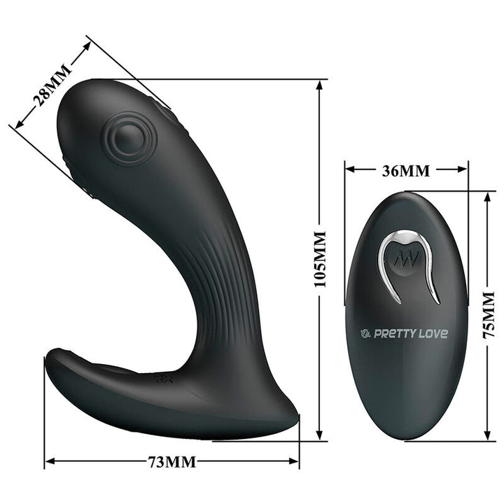 PRETTY LOVE - MIRABELLE PROSTATE VIBRATOR WITH REMOTE CONTROL