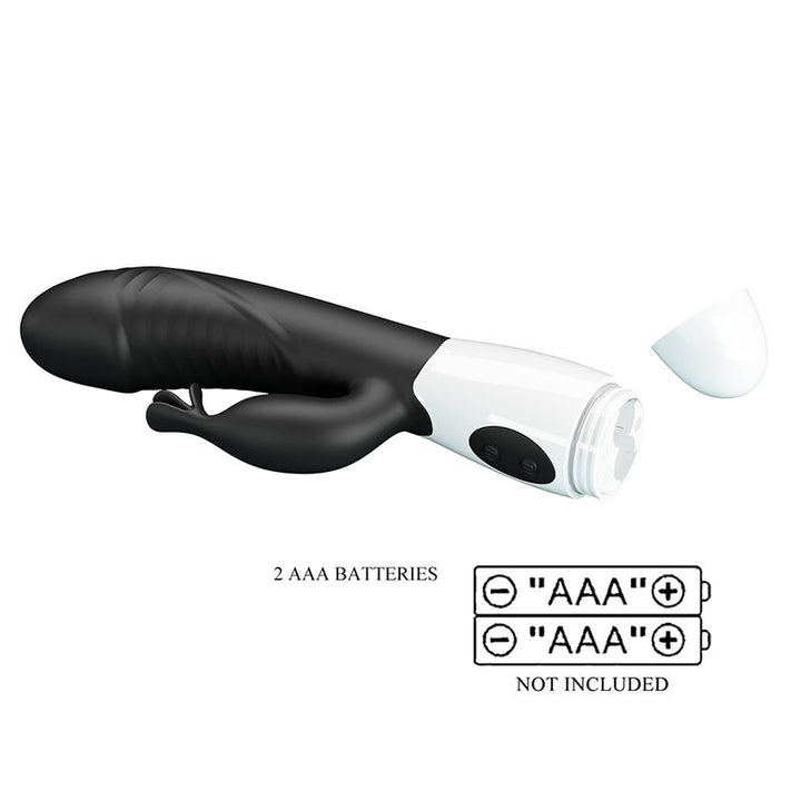 PRETTY LOVE - RASMUSSEN 30 FUNCTION RABBIT VIBRATOR BLACK