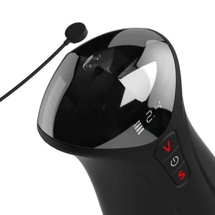 PDX ELITE - FAP-O-MATIC PRO XL AUTOMATIC VIBRATING STROKER BROWN 34.9 CM