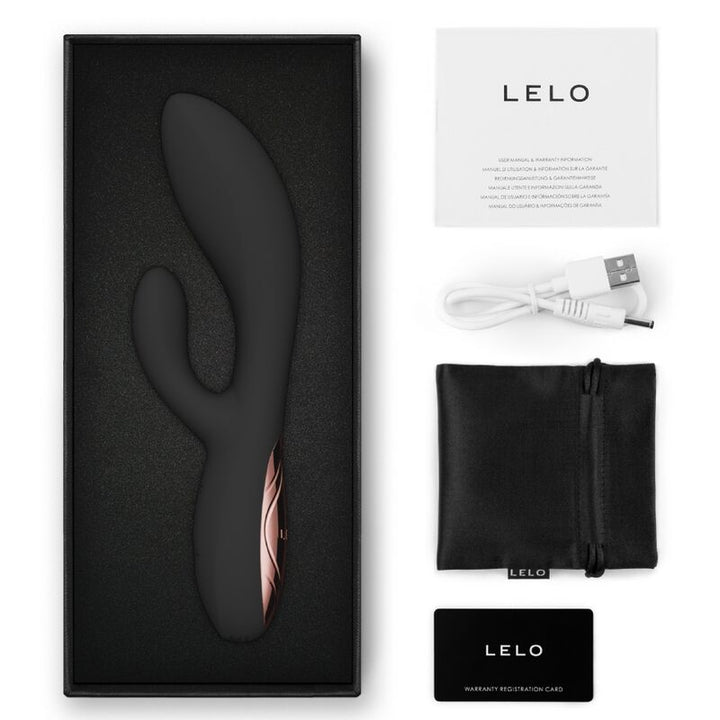 LELO - INA THRUST RABBIT THRUSTING VIBRATOR BLACK