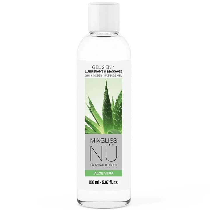 MIXGLISS - 2 IN 1 WATER-BASED LUBRICANT AND MASSAGE GEL NURU ALOE VERA 150 ML