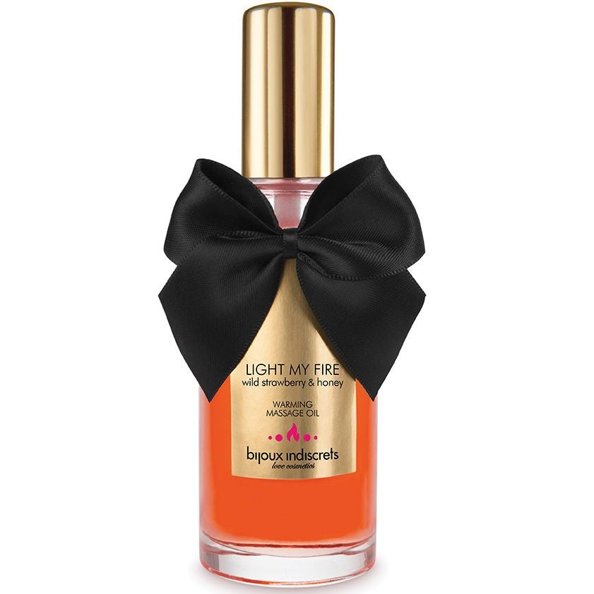 Bijoux Massage Oil - Heat Effect Strawberry Aroma
