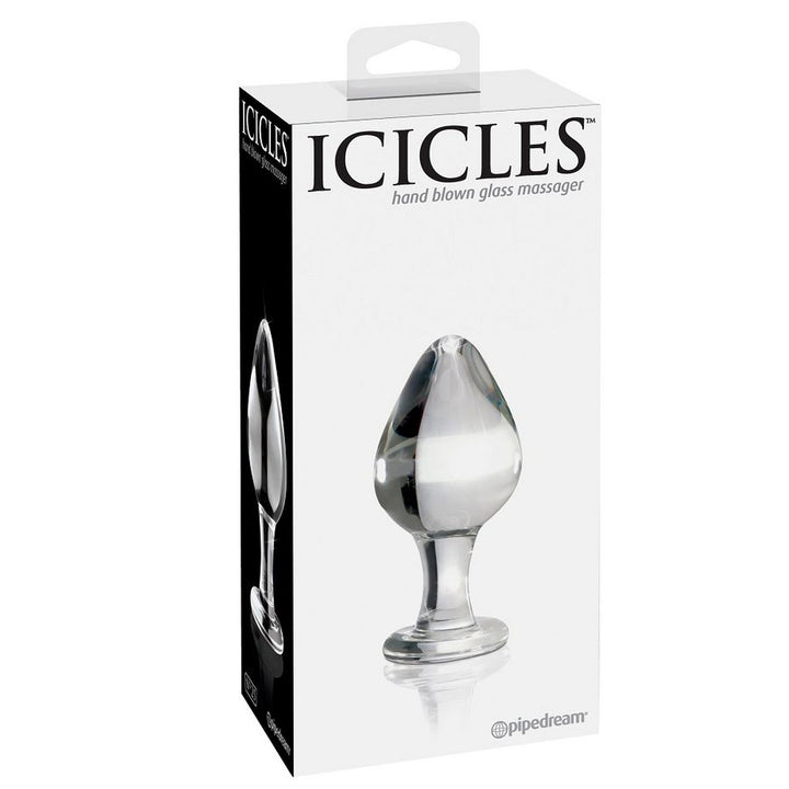 Icicles N. 25 Glass Massager — clear glass