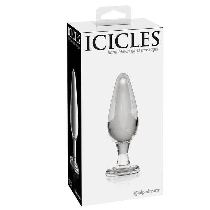 Icicles N. 26 Glass Massager — clear glass