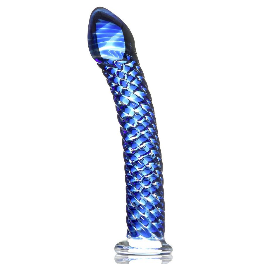 Icicles N. 29 Glass Massager — blue glass