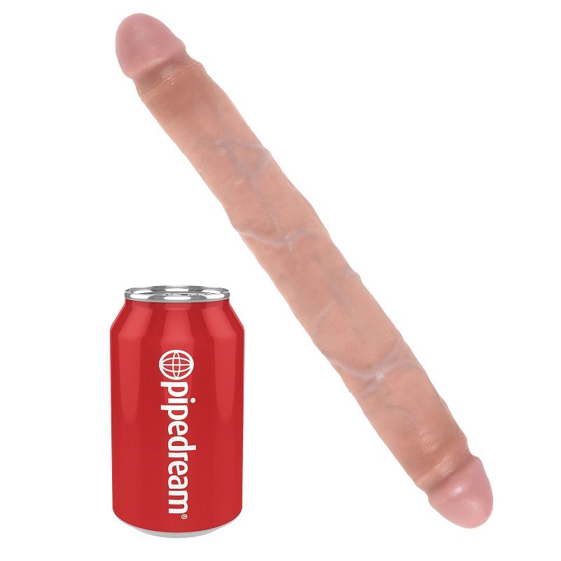 King Cock Slim Double Dildo 30 CM — Skin