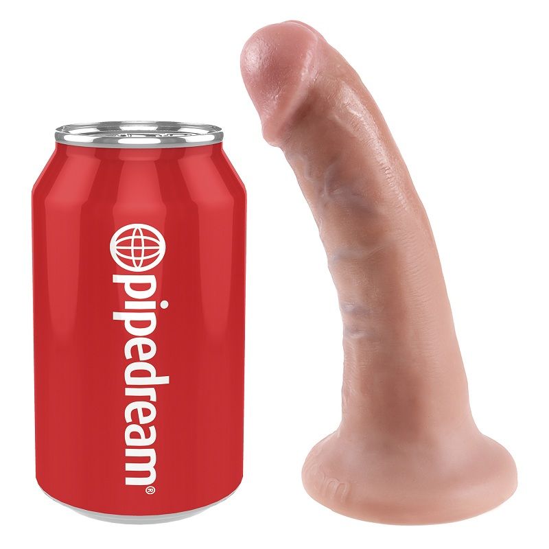 King Cock 6 Dildo Flesh 15.2 CM — Skin