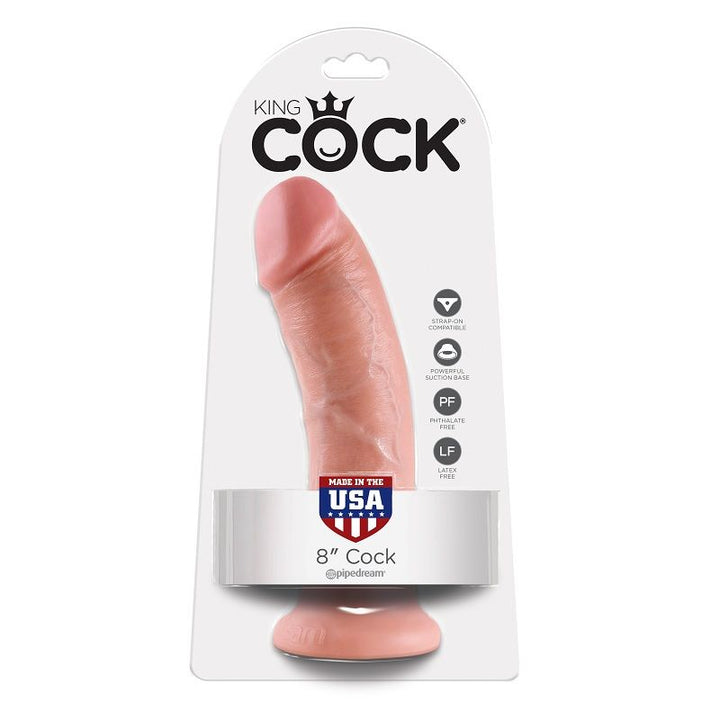 King Cock 8 Dildo Flesh 20.3 CM — Skin