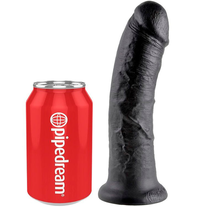 King Cock 8 Dildo Black 20.3 CM — Black