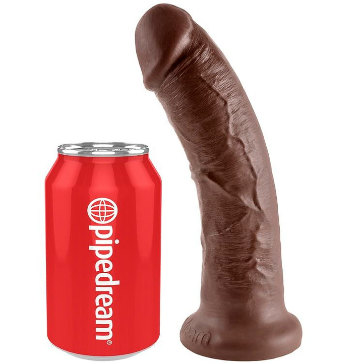 King Cock 8 Dildo Brown 20.3 CM — Brown