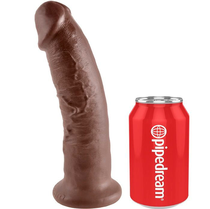 King Cock 9 Dildo Brown 22.9 CM — Brown