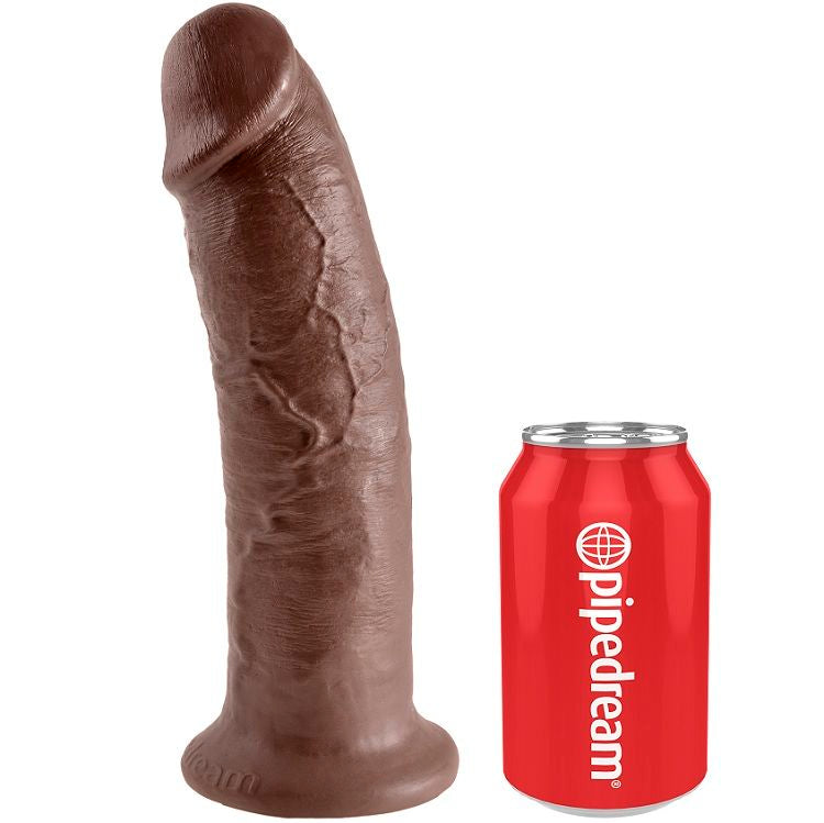 King Cock 10 Dildo Brown 25.4 CM — Brown