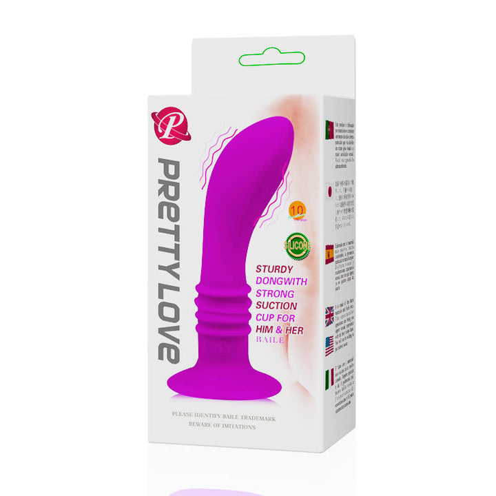 Booty Passion Vibrator Plug 10v — Pink