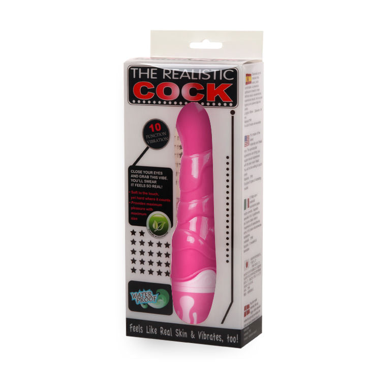 Baile The - Realistic Cock Pink 21.8 CM — Pink TPR