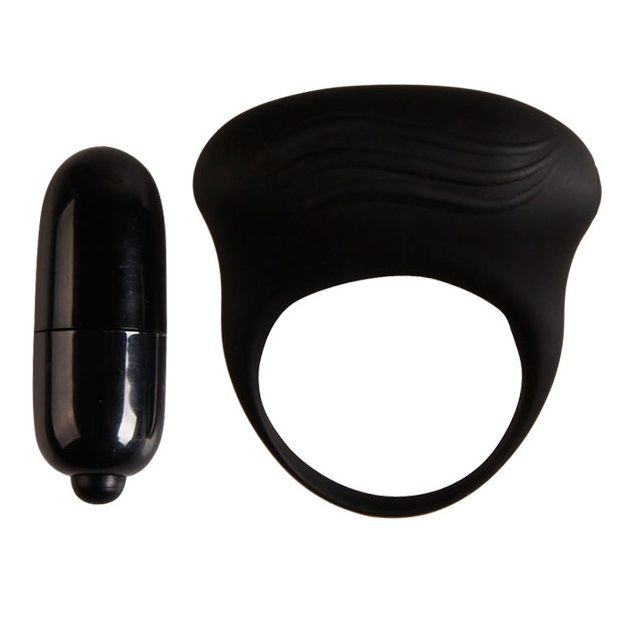 Pretty Love Bertram - Black Vibrator Ring