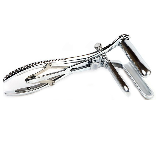 Metal Hard Triple Anal Speculo — Silver / Metal