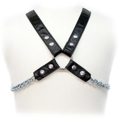 Leder-Bodychain-Harness II