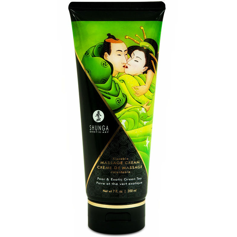 Shunga Pear & - Green Tea Massage Cream 200 ML