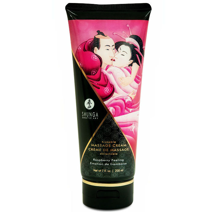 Shunga Raspberry Massage - Cream 200 ML