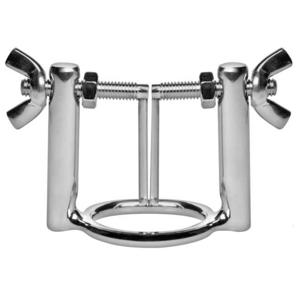 Metal Hard gland ring with urethral dilator press