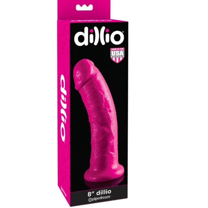 Dillio Dildo 20.32 Pink — Pink rubber
