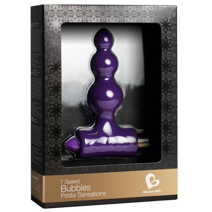 Petite Bubbles Anal Stimulator Lilac — Purple silicone