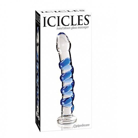 Icicles N. 05 Glass Massager — clear glass
