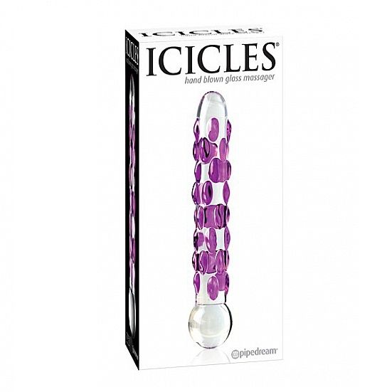 Icicles N. 07 Glass Massager — clear glass